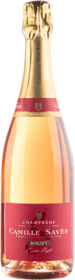64,95 € 免费送货 | 玫瑰气泡酒 Camille Savès Rose Grand Cru 香槟 A.O.C. Champagne 香槟酒 法国 Pinot Black, Chardonnay 瓶子 75 cl