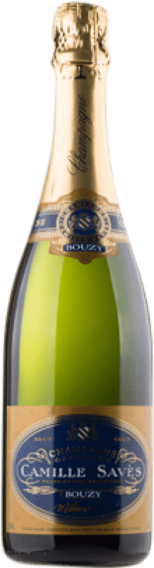68,95 € Envio grátis | Espumante branco Camille Savès Millésimé Grand Cru A.O.C. Champagne Champagne França Pinot Preto, Chardonnay Garrafa 75 cl