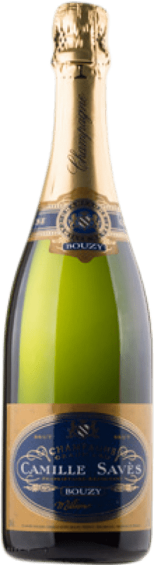 68,95 € Kostenloser Versand | Weißer Sekt Camille Savès Millésimé Grand Cru A.O.C. Champagne Champagner Frankreich Spätburgunder, Chardonnay Flasche 75 cl