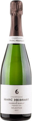 58,95 € Бесплатная доставка | Белое игристое Marc Hébrart Selection Premier Cru брют A.O.C. Champagne шампанское Франция Pinot Black, Chardonnay бутылка 75 cl