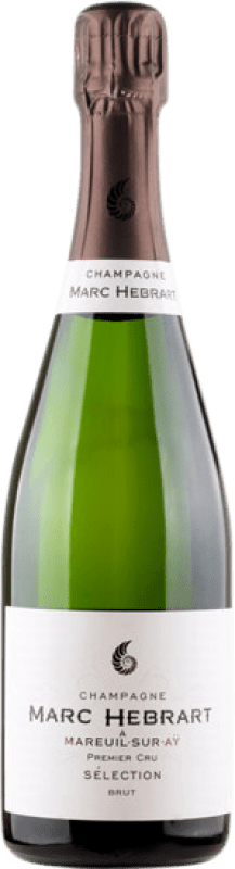 44,95 € 送料無料 | 白スパークリングワイン Marc Hébrart Selection Premier Cru Brut A.O.C. Champagne シャンパン フランス Pinot Black, Chardonnay ボトル 75 cl