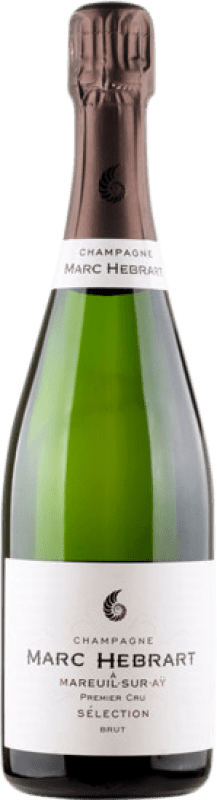 58,95 € Kostenloser Versand | Weißer Sekt Marc Hébrart Selection Premier Cru Brut A.O.C. Champagne Champagner Frankreich Pinot Schwarz, Chardonnay Flasche 75 cl