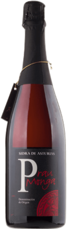 25,95 € Free Shipping | Cider Viuda de Angelón Prau Monga Brut Reserve — Aged D.O.P. Sidra de Asturias Principality of Asturias Spain Special Bottle 1,5 L