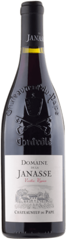 94,95 € Envío gratis | Vino Tinto Domaine La Janasse VV Vieilles Vignes — Viñas Viejas A.O.C. Châteauneuf-du-Pape Rhône Francia Syrah, Garnacha, Monastrell Botella 75 cl