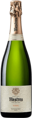 18,95 € Envio grátis | Espumante branco Mestres Visol Brut Nature Grande Reserva D.O. Cava Catalunha Espanha Macabeo, Xarel·lo, Parellada Meia Garrafa 37 cl