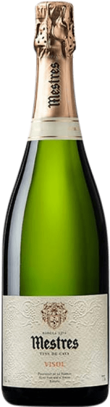 19,95 € 送料無料 | 白スパークリングワイン Mestres Visol ブルットの自然 グランド・リザーブ D.O. Cava カタロニア スペイン Macabeo, Xarel·lo, Parellada ハーフボトル 37 cl
