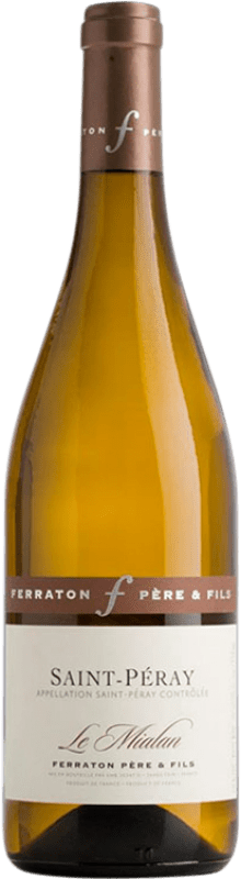 16,95 € Envío gratis | Vino Blanco Ferraton Père Le Mialan A.O.C. Saint-Péray Rhône Francia Marsanne 75 cl