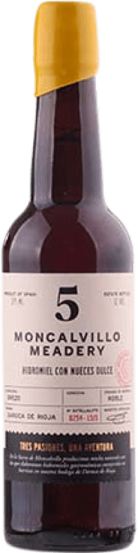 32,95 € Free Shipping | Herbal liqueur Moncalvillo Meadery Hidromiel 5 de Nueces Miel The Rioja Spain Half Bottle 37 cl