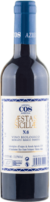 33,95 € Бесплатная доставка | Красное вино Azienda Agricola Cos Aestas Passito N.6 D.O.C. Sicilia Сицилия Италия Muscat Половина бутылки 37 cl