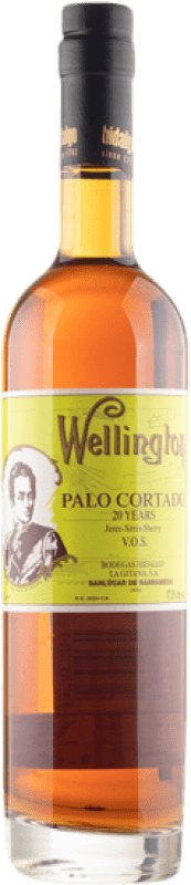 54,95 € 免费送货 | 强化酒 La Gitana Palo Cortado Wellington VOS D.O. Jerez-Xérès-Sherry 安达卢西亚 西班牙 Palomino Fino 20 岁 瓶子 75 cl