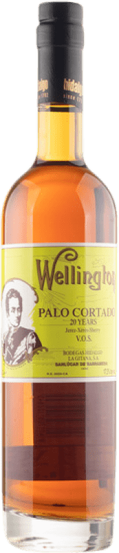 41,95 € 送料無料 | 酒精強化ワイン La Gitana Wellington Palo Cortado — パロ・コルタド VOS Very Old Sherry — とても古いシェリー D.O. Jerez-Xérès-Sherry アンダルシア スペイン Palomino Fino 20 年 ボトル 75 cl