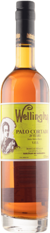 52,95 € Kostenloser Versand | Verstärkter Wein La Gitana Palo Cortado Wellington VOS D.O. Jerez-Xérès-Sherry Andalusien Spanien Palomino Fino 20 Jahre Flasche 75 cl