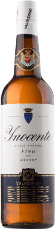51,95 € 免费送货 | 强化酒 Valdespino Inocente D.O. Jerez-Xérès-Sherry 安达卢西亚 西班牙 Palomino Fino 瓶子 Magnum 1,5 L