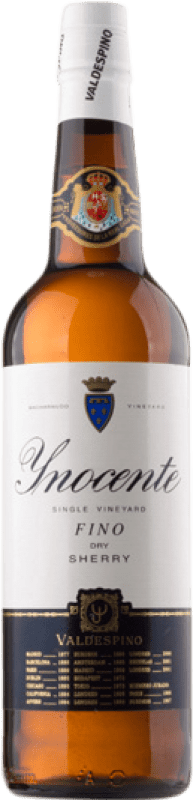 49,95 € Envío gratis | Vino Generoso Fortificado Valdespino Inocente D.O. Jerez-Xérès-Sherry Andalucía España Palomino Fino Botella Magnum 1,5 L