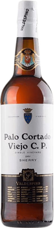 59,95 € Бесплатная доставка | Крепленое вино Valdespino Palo Cortado Viejo CP Calle Ponce D.O. Jerez-Xérès-Sherry Андалусия Испания Palomino Fino бутылка Medium 50 cl