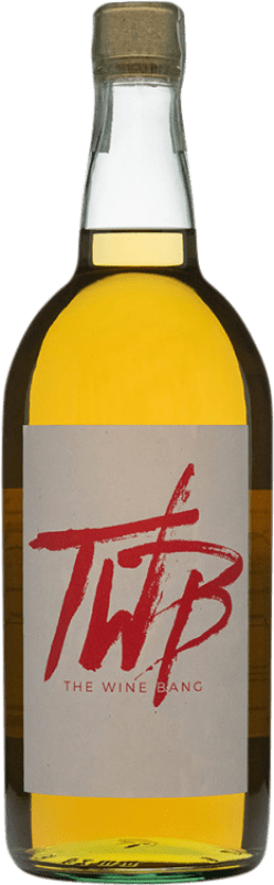 38,95 € Kostenloser Versand | Verstärkter Wein Delgado The Wine Bang TWB D.O. Manzanilla-Sanlúcar de Barrameda Andalusien Spanien Palomino Fino Spezielle Flasche 2 L