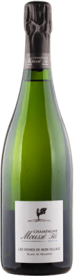 81,95 € Бесплатная доставка | Белое игристое Cédric Moussé Les Vignes de Mon Village A.O.C. Champagne шампанское Франция Pinot Meunier бутылка 75 cl