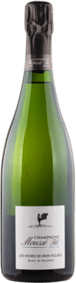 74,95 € Kostenloser Versand | Weißer Sekt Cédric Moussé Les Vignes de Mon Village A.O.C. Champagne Champagner Frankreich Pinot Meunier — Schwarzriesling Flasche 75 cl