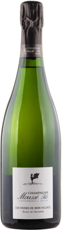 74,95 € Envio grátis | Espumante branco Cédric Moussé Les Vignes de Mon Village A.O.C. Champagne Champagne França Pinot Meunier Garrafa 75 cl