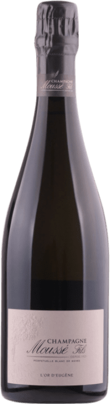 46,95 € Kostenloser Versand | Weißer Sekt Cédric Moussé L'Or d'Eugene A.O.C. Champagne Champagner Frankreich Spätburgunder, Pinot Meunier Flasche 75 cl