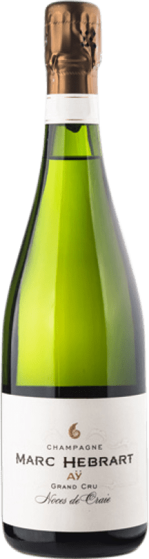 106,95 € 免费送货 | 白起泡酒 Marc Hébrart AY Noces de Craie Blanc de Noirs Grand Cru A.O.C. Champagne 香槟酒 法国 Pinot Black 瓶子 75 cl