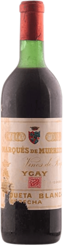 189,95 € 送料無料 | 赤ワイン Marqués de Murrieta Etiqueta Blanca 1966 D.O.Ca. Rioja ラ・リオハ スペイン Tempranillo ボトル 75 cl