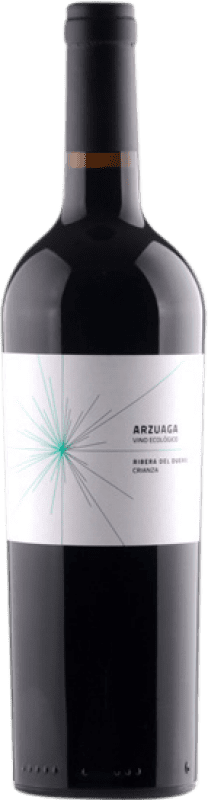31,95 € 免费送货 | 红酒 Arzuaga Eco 岁 D.O. Ribera del Duero 卡斯蒂利亚莱昂 西班牙 Tempranillo 瓶子 75 cl