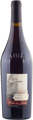 46,95 € Envío gratis | Vino tinto Pignier Trousseau A.O.C. Côtes du Jura Jura Francia Bastardo Botella 75 cl