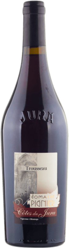 46,95 € 免费送货 | 红酒 Pignier Trousseau A.O.C. Côtes du Jura 朱拉 法国 Bastardo 瓶子 75 cl