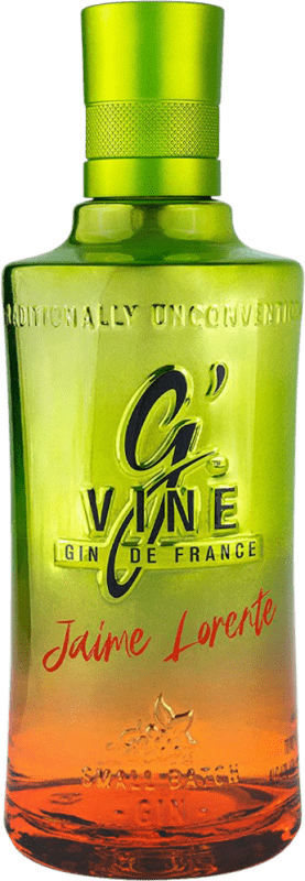 46,95 € Envio grátis | Gin G'Vine Floraison Jaime Lorente Edición Especial França Garrafa 70 cl