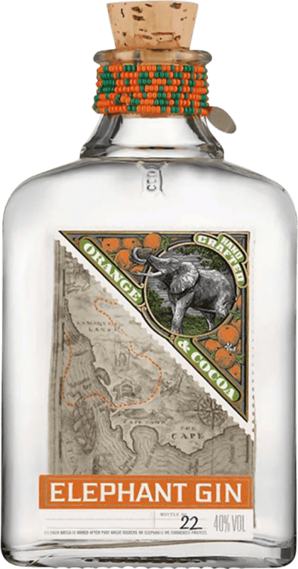 45,95 € Envio grátis | Gin Elephant Gin Orange & Cocoa Alemanha Garrafa Medium 50 cl