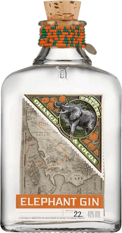 36,95 € Envoi gratuit | Genièvre Gin Elephant Allemagne Bouteille Medium 50 cl Cocoa — Cacao, Orange
