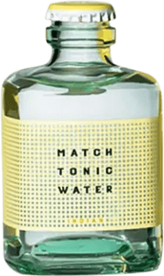 8,95 € Envío gratis | Caja de 4 unidades Refrescos y Mixers Match Tonic Water Indian Suiza Botellín 20 cl