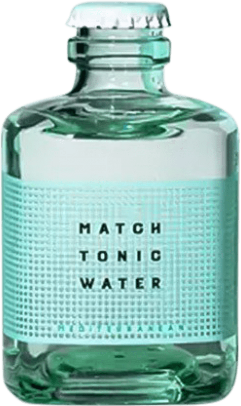 6,95 € Free Shipping | 4 units box Soft Drinks Match Tonic Mediterranean Switzerland Small Bottle 20 cl Tonic Water