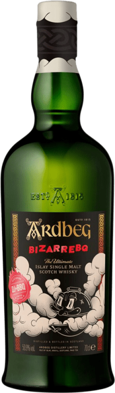 86,95 € Envío gratis | Whisky Single Malt Ardbeg BizarreBQ Reino Unido Botella 70 cl