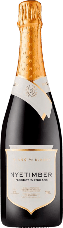 86,95 € Kostenloser Versand | Weißer Sekt Nyetimber Blanc de Blancs Großbritannien Chardonnay Flasche 75 cl