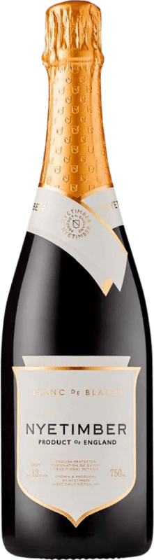 89,95 € Kostenloser Versand | Weißer Sekt Nyetimber Blanc de Blancs Großbritannien Chardonnay Flasche 75 cl