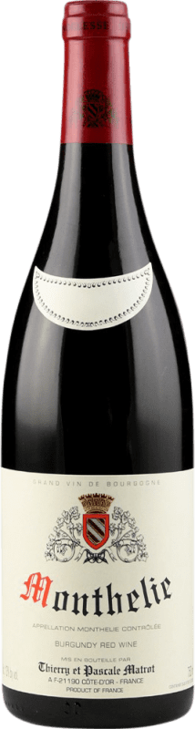 45,95 € Envío gratis | Vino tinto Matrot Monthelie A.O.C. Bourgogne Francia Pinot Negro Botella 75 cl