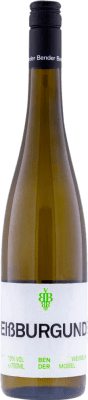 21,95 € Бесплатная доставка | Белое вино Andreas Bender Weissburgunder Trocken Q.b.A. Mosel Германия Pinot White бутылка 75 cl
