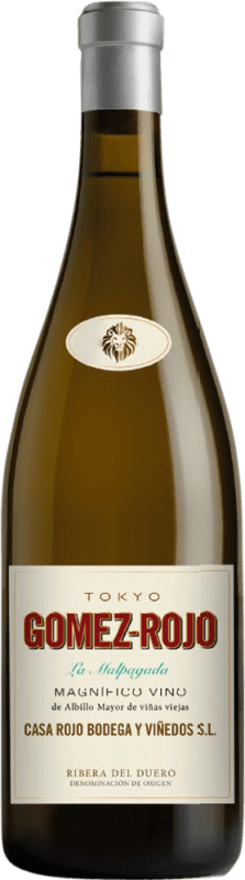 18,95 € Spedizione Gratuita | Vino bianco Casa Rojo Tokyo Gomez Rojo La Malpagada D.O. Ribera del Duero Spagna Albillo Bottiglia 75 cl