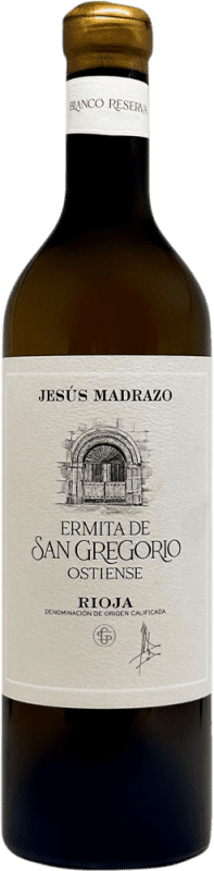 27,95 € Бесплатная доставка | Белое вино Jesús Madrazo Ermita San Gregorio Blanco Резерв D.O.Ca. Rioja Испания Viura, Malvasía бутылка 75 cl