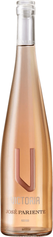 48,95 € Envío gratis | Vino rosado José Pariente Victoria Rosado I.G.P. Vino de la Tierra de Castilla y León España Tempranillo, Garnacha, Viognier Botella Magnum 1,5 L