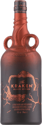 47,95 € Envio grátis | Rum Kraken Black Rum Unknown Deep Limited Edition Trinidad e Tobago Garrafa 70 cl