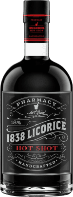 31,95 € Envio grátis | Licores A.H. Riise Pharmacy Liquorice Shot Hot Dinamarca Garrafa 70 cl