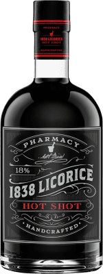 29,95 € Бесплатная доставка | Ликеры A.H. Riise Pharmacy Liquorice Shot Hot Дания бутылка 70 cl