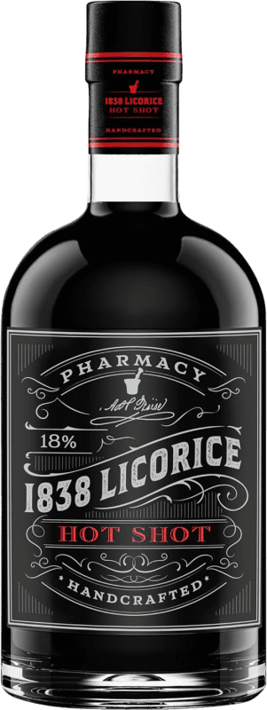 29,95 € 送料無料 | リキュール A.H. Riise Pharmacy Liquorice Shot Hot デンマーク ボトル 70 cl