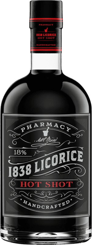 31,95 € 免费送货 | 利口酒 A.H. Riise Pharmacy Liquorice Shot Hot 丹麦 瓶子 70 cl