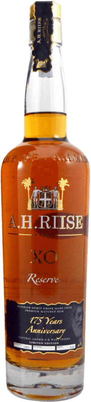 72,95 € 送料無料 | ラム A.H. Riise XO 175 Years Anniversary デンマーク ボトル 70 cl