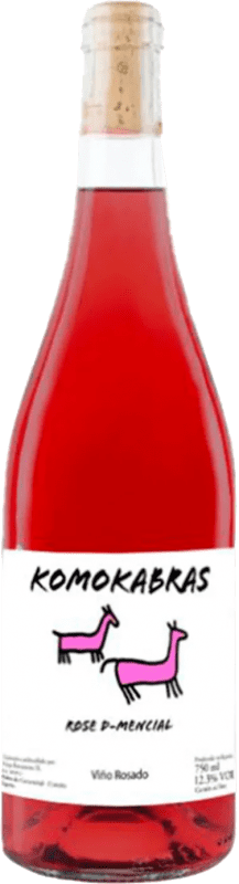 8,95 € Kostenloser Versand | Roséwein Entre os Ríos Komokabras D-Mencial Rosé Spanien Mencía Flasche 75 cl