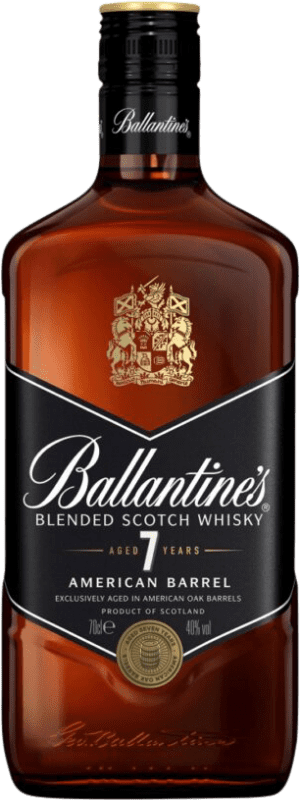 27,95 € Envío gratis | Whisky Blended Ballantine's American Barrel Reino Unido 7 Años Botella 70 cl